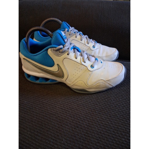 Nike Training Reax Rockstar 2 Blue & White Women's Shoes 454473-102 Size 7.5 - Picture 3 of 8